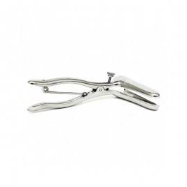 Anal Speculum with 2 Spoons Chrome Silver