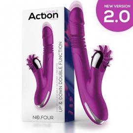 No Four Up and Down Vibrator with Rotating Wheel 20 Version