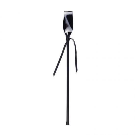 Secret Play Black Patent Leather Riding Crop