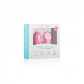 Vibrating Egg with Remote Control Pink