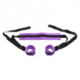 Rimba Bondage Play Enhancer Set Adjustable Purple
