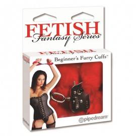 Fetish Fantasy Series Beginners Furry Cuffs Red