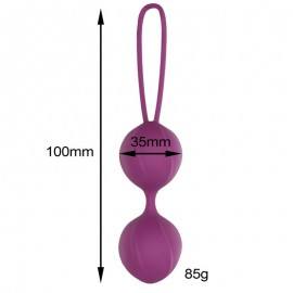 Garbo Double Kegel Ball Silicone Purple