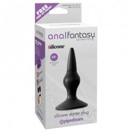 Anal Fantasy Collection Silicone Starter Plug Colour Black