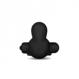 Double Vibrating Cockring Power Clit Duo Black
