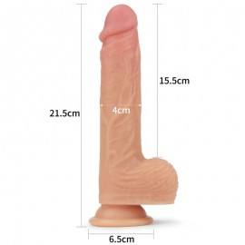Dildo Nature Cock with Vibration and Rotation Liam Flesh