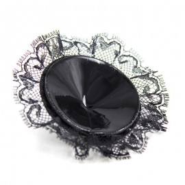 Nipple Covers with Lace Black