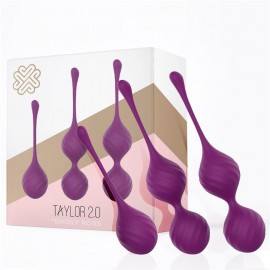 Taylor 20 Kegel Balls Silicone Purple