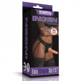 Harness with Dildo Easy Strapon 75