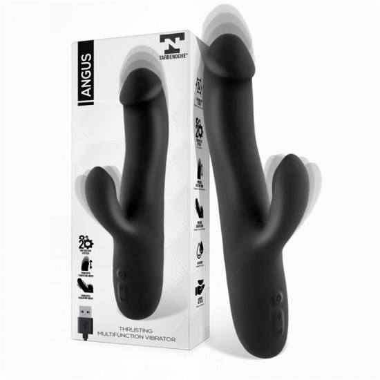 Angus Vibrator with Thursting Movement 2 Motors Silicone USB