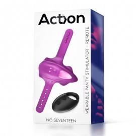 No Seventeen Panty Stimulator Remote Control Magnetic USB Purple