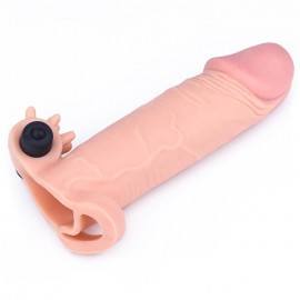 Penis Sleeve with Vibration Add 2 Plesure X Tender Flesh