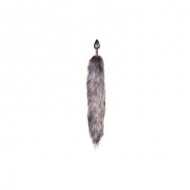 Plug With Foxtail No 5 Silver