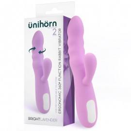 Brightlavender Vibe and Rotator Double Motor 360º USB Silicone