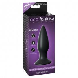 Small Rechargeable Butt Plug Black