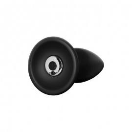 Large Rechargeable Butt Plug Black