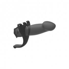Vibrating Strap On with Dildo Be Risque