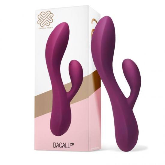 Bacall 20 Vibe Injected Liquified Silicone Double Motor USB