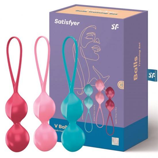 Pack of 3 Ben Wa Balls V Balls 2020 Version Silicone