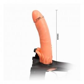 Baile Dildo Strap On with Remote Control 18 cm