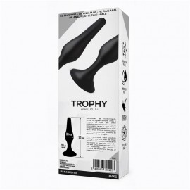 Trophy Anal Plug 15 cm Silicone Black