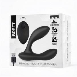 Brett Prostate Massager Remote Control USB Liquid Silicone