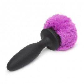 Anal Plug with Vibration and Remote Control Double Base Purple Large
