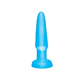 Basix Rubber Works Butt Plug Beginners Colour Blue