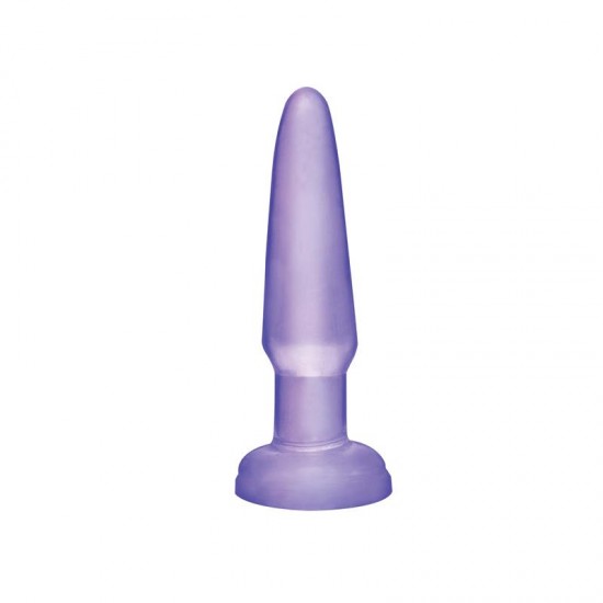 Basix Rubber Works Butt Plug Beginners Colour Purple