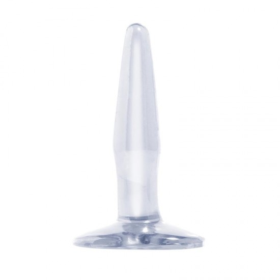 Basix Rubber Works Mini Butt Plug Colour Clear